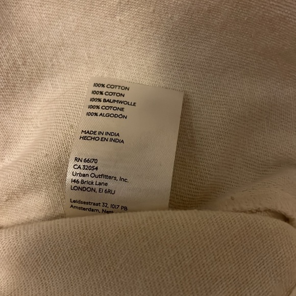 Pilcro Anthropologie Denim Skirt & Knit Tee Twofer Mini Dress Cotton Cream - Picture 8 of 10